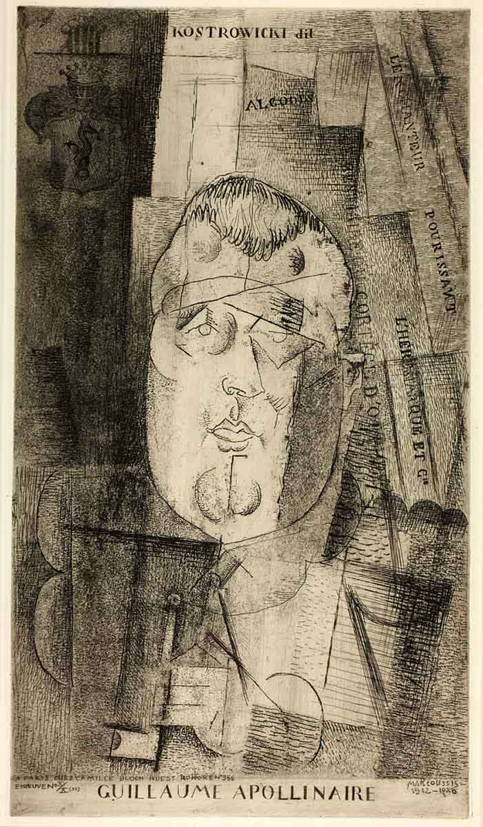 louis marcoussis portrait apollinaire 