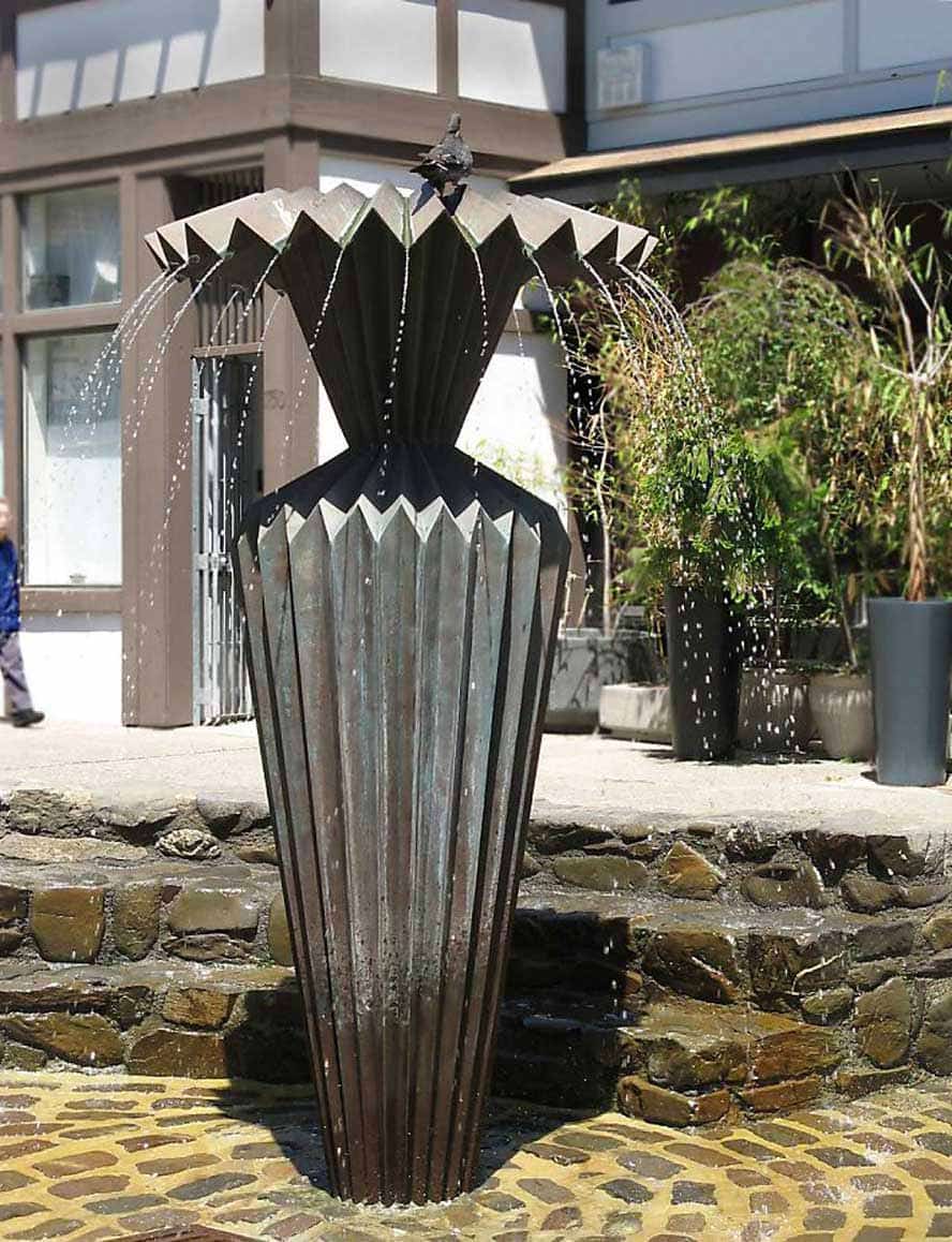 ruth asawa origami fountain