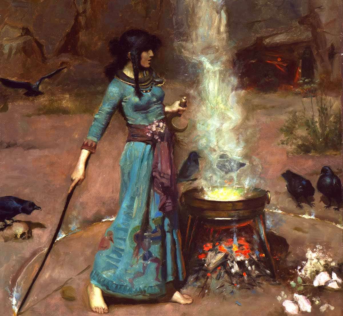 The Magic Circle (Hecate), by John William Waterhouse, 1886. Source: Paris Review