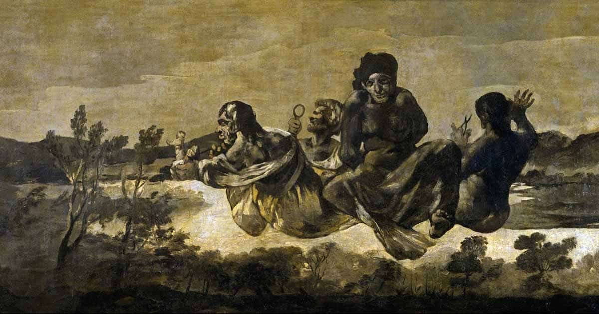 three fates black paintings prado