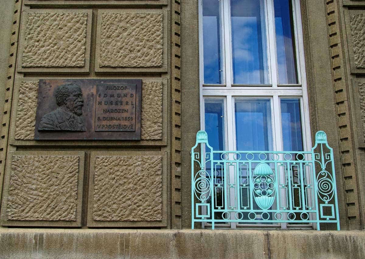 husserl commemorative plaque