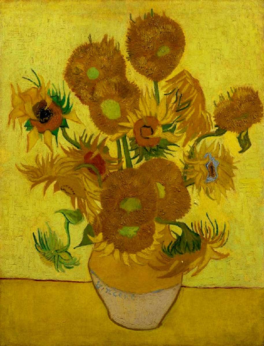 sunflowers van gogh 1889