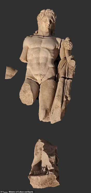 Ancient statue of Hercules uncovered