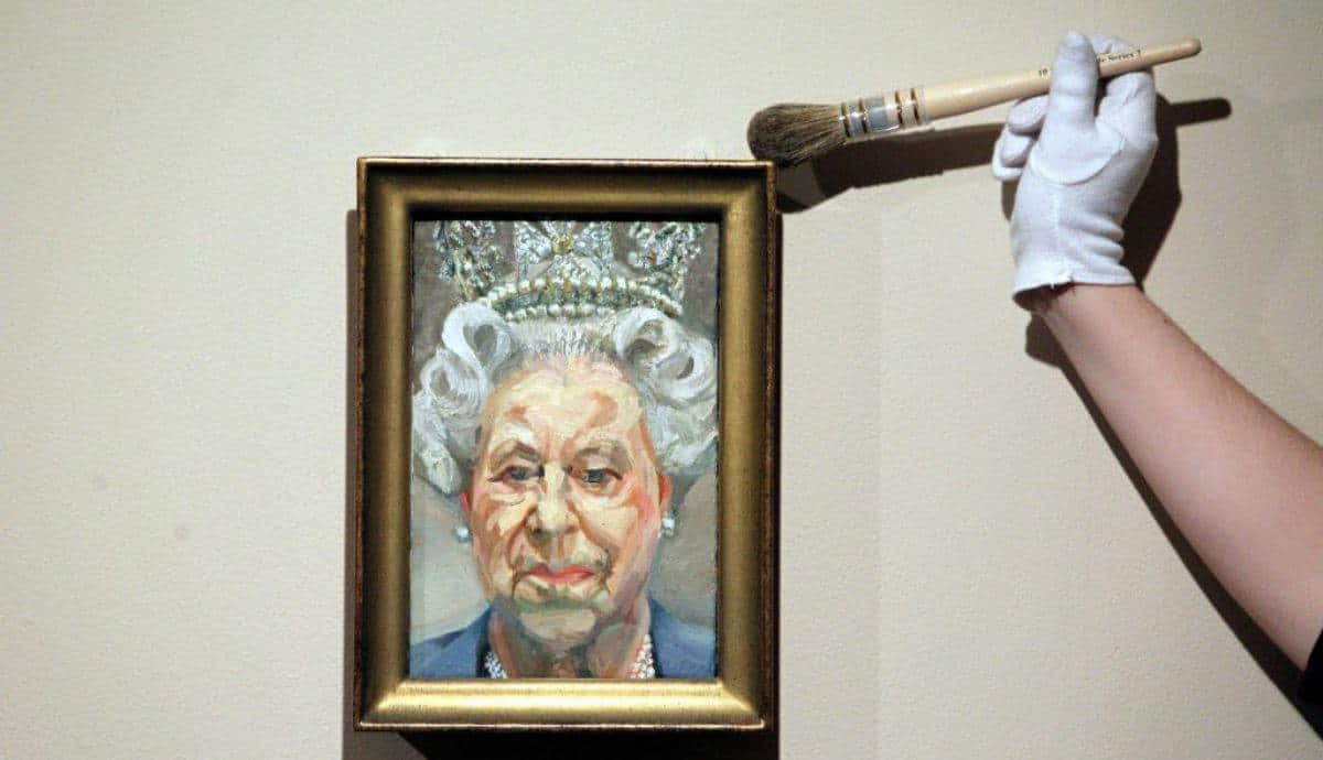 Queen Elizabeth's II portrait by Lucian Freud