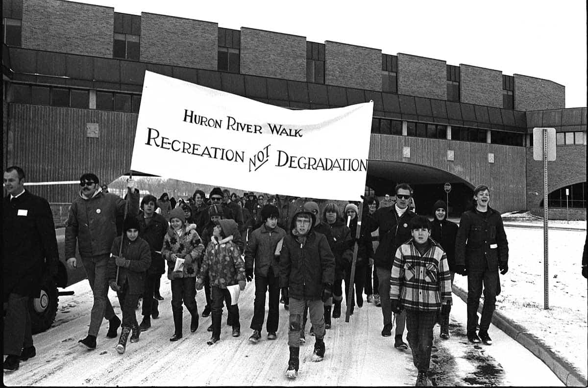 huron river walk environmental movement