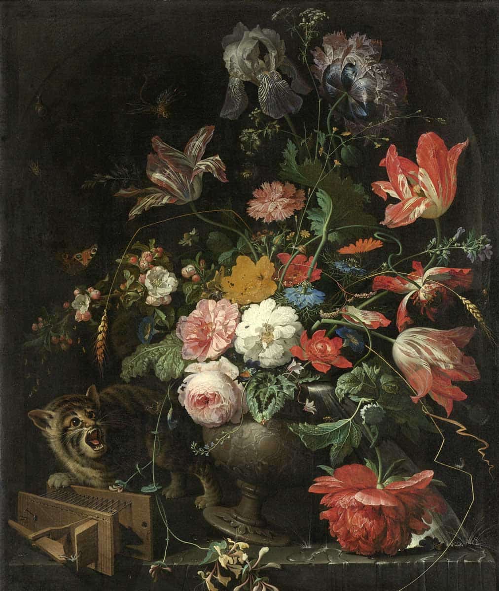 mignon bouquet painting 1660