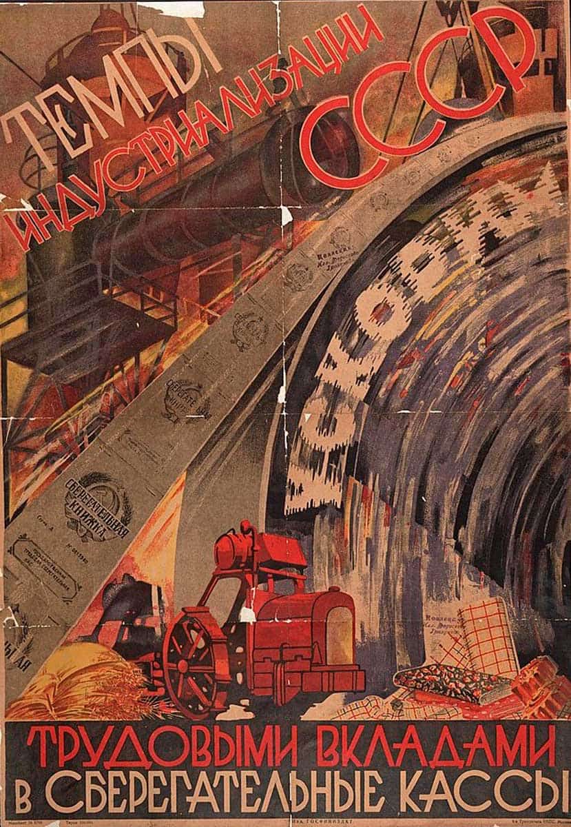 soviet poster industrialization