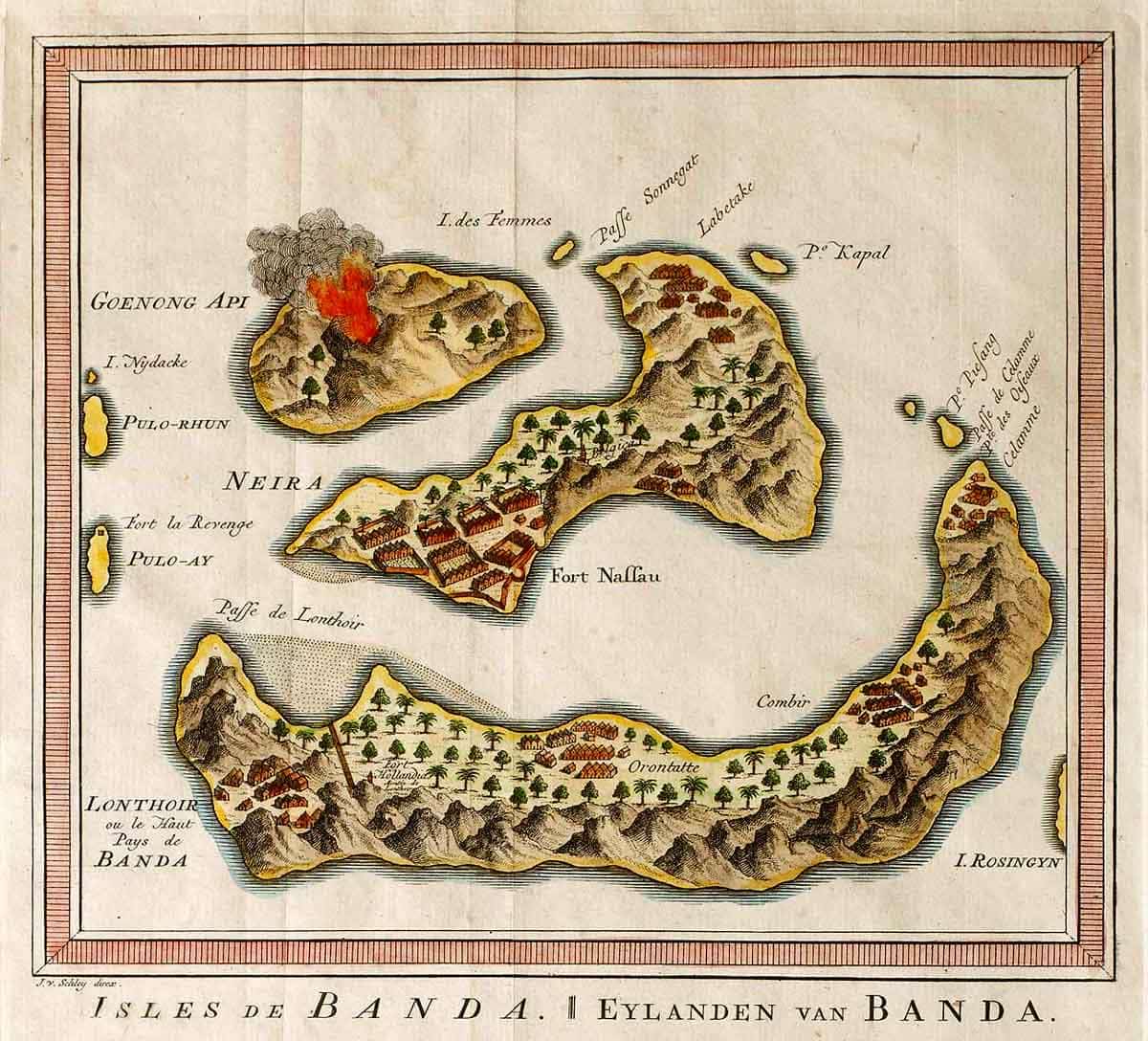 spice islands old map