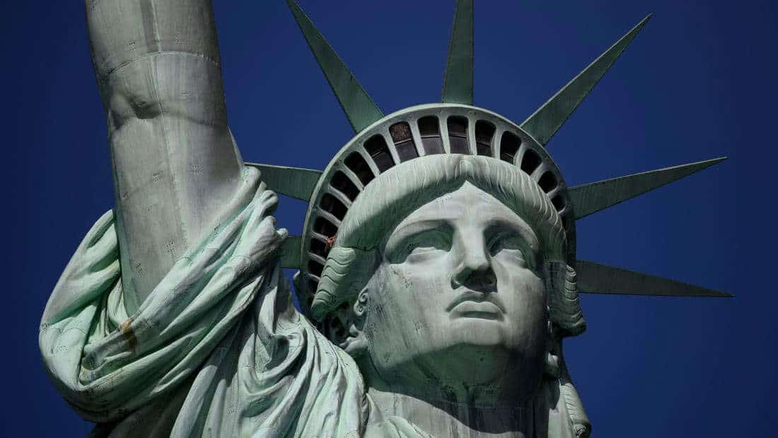 The Statue of Liberty's Crown. visits