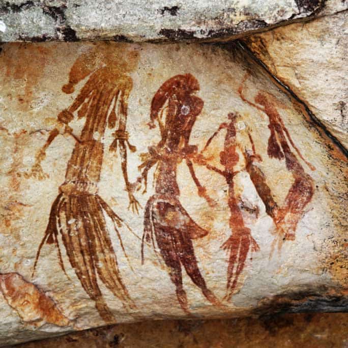 australian cave painting