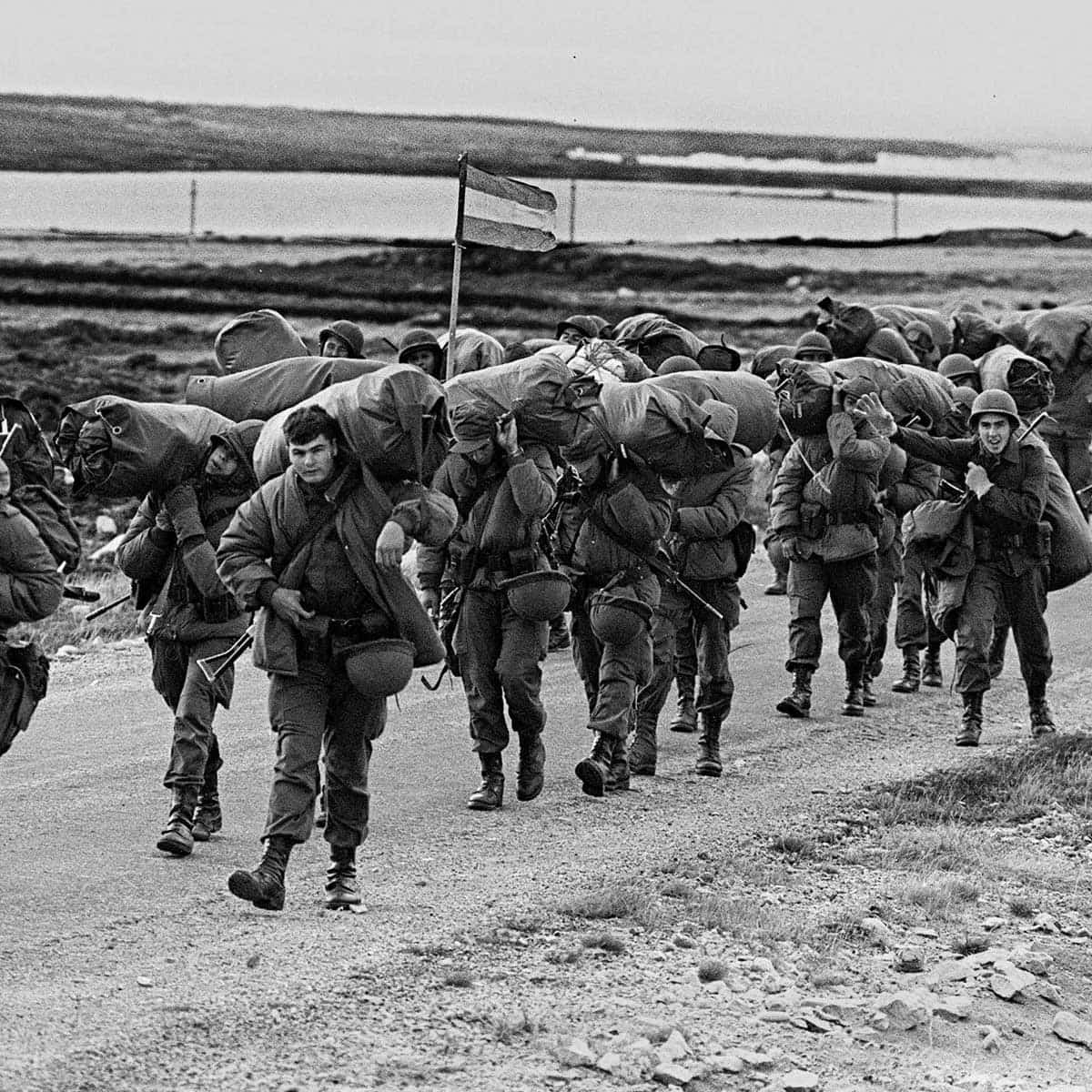 falklands war argentine troops