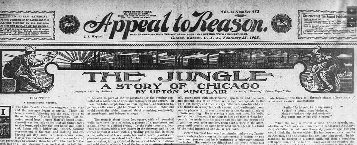 upton sinclair the jungle 1906