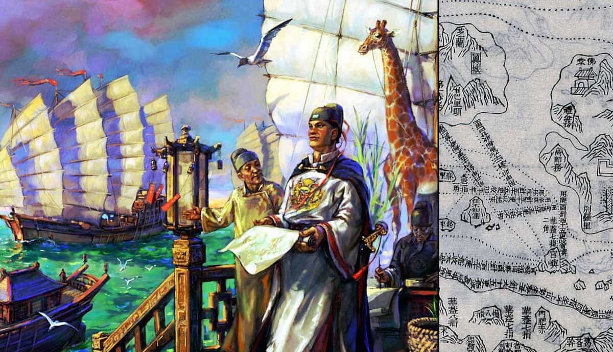 zheng he reading map