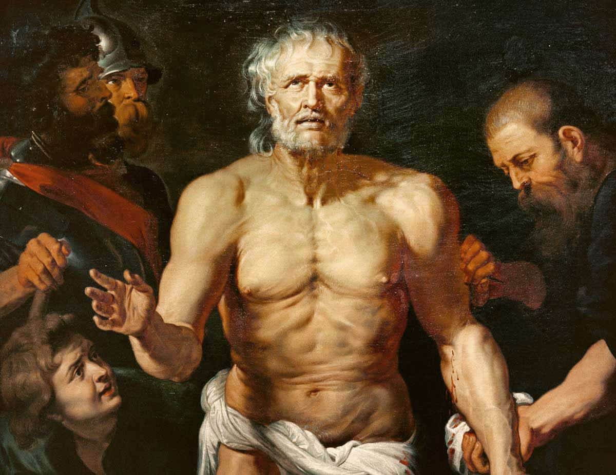 death of seneca painting