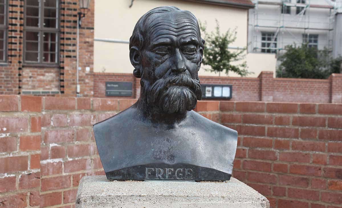 frege bronze bust