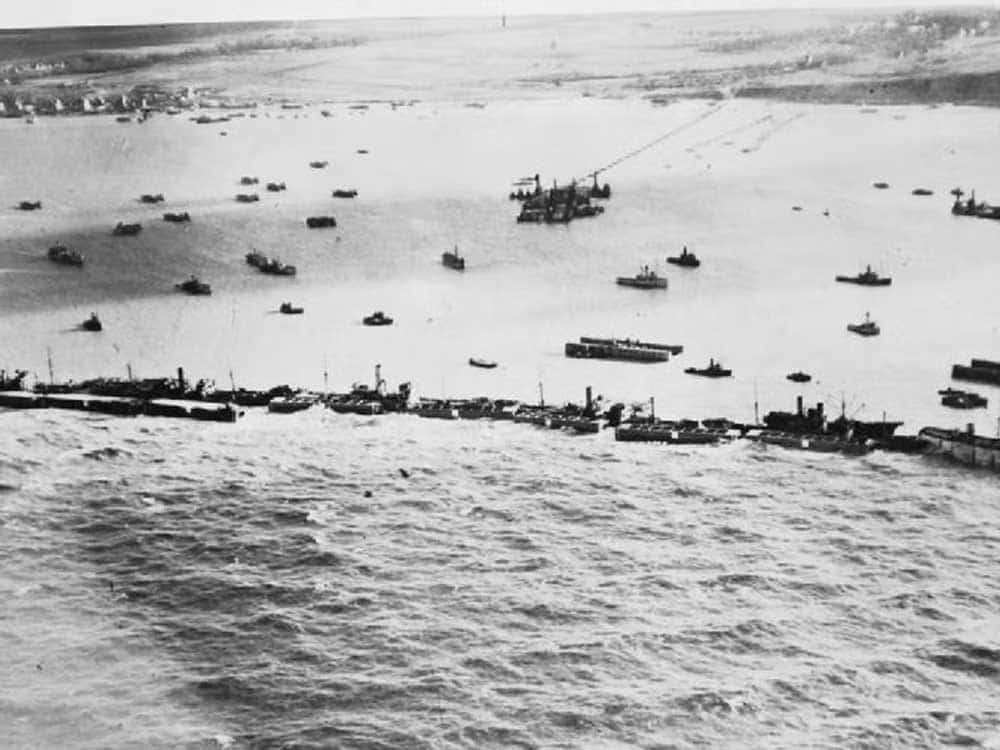 mulberry harbour normandy france