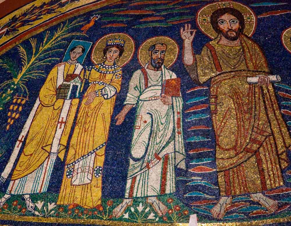 pope pascal i mosaic