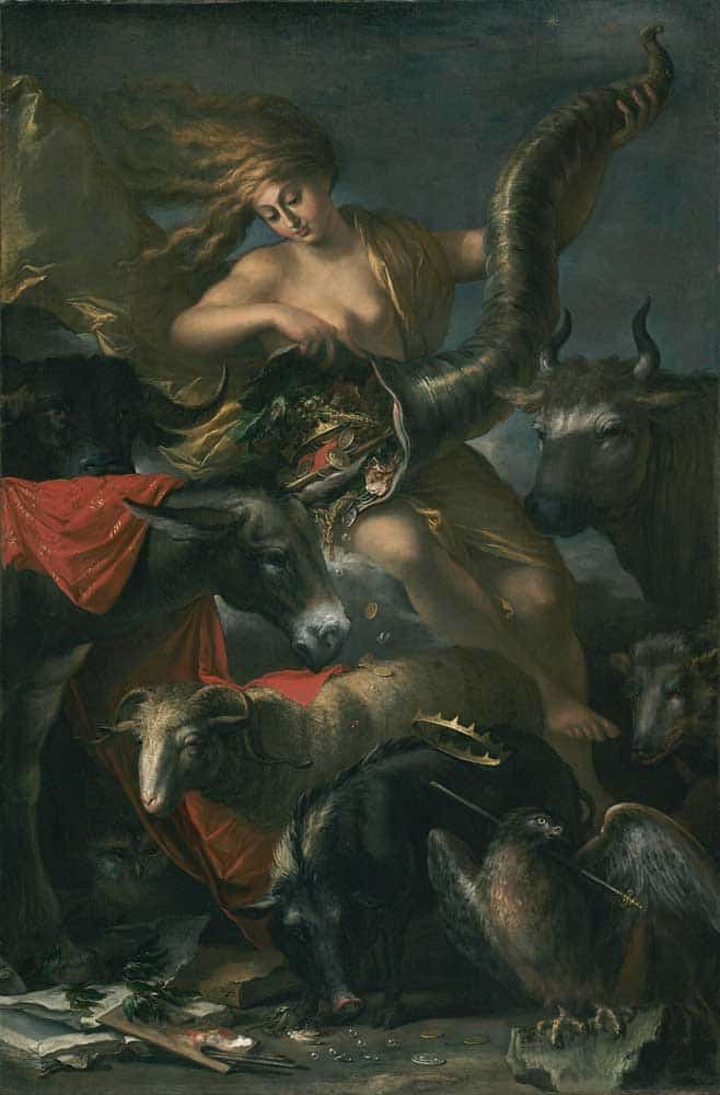 rosa allegory of fortune painting