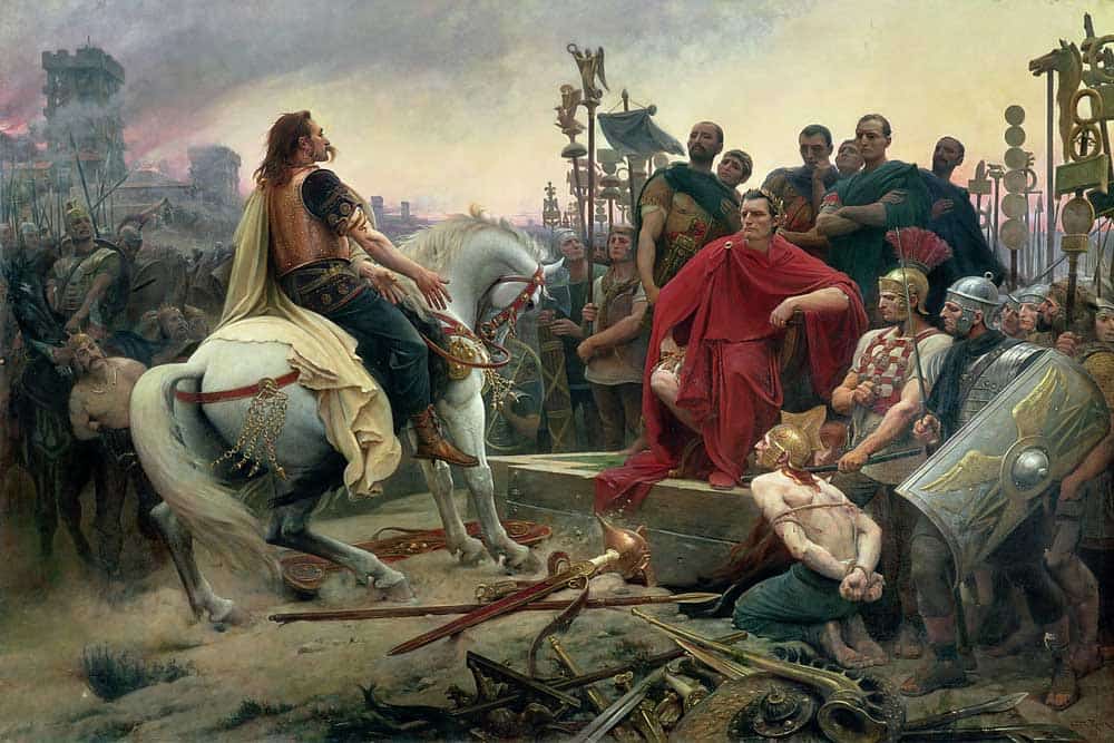 royer alesia vercingetorix painting