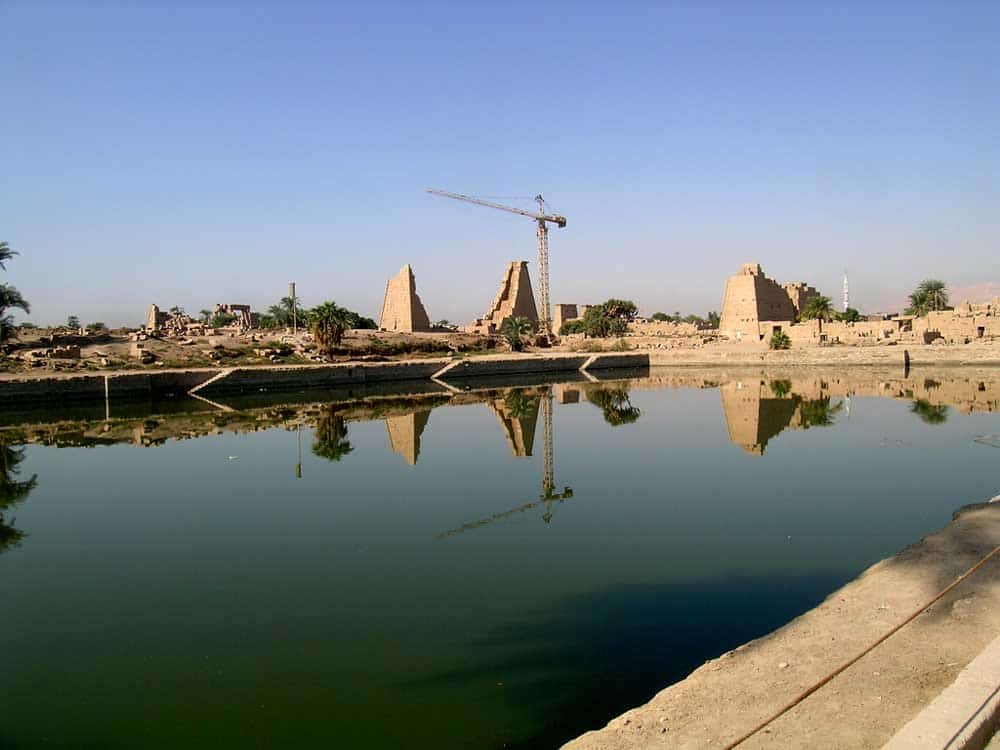 sacred lake karnak photo