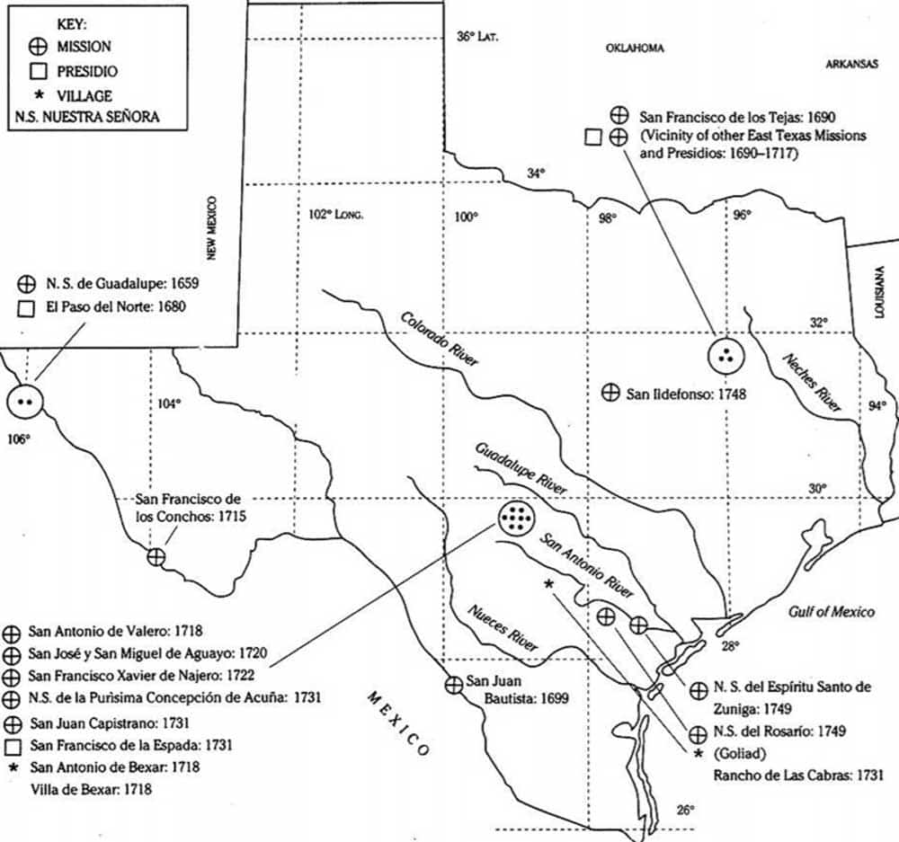 spanish settlement texas