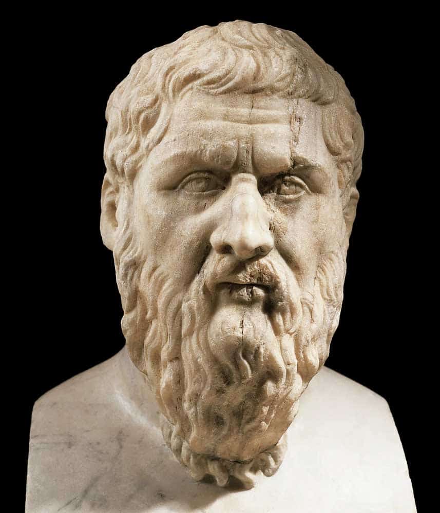 Plato portrait bust capitoline rome