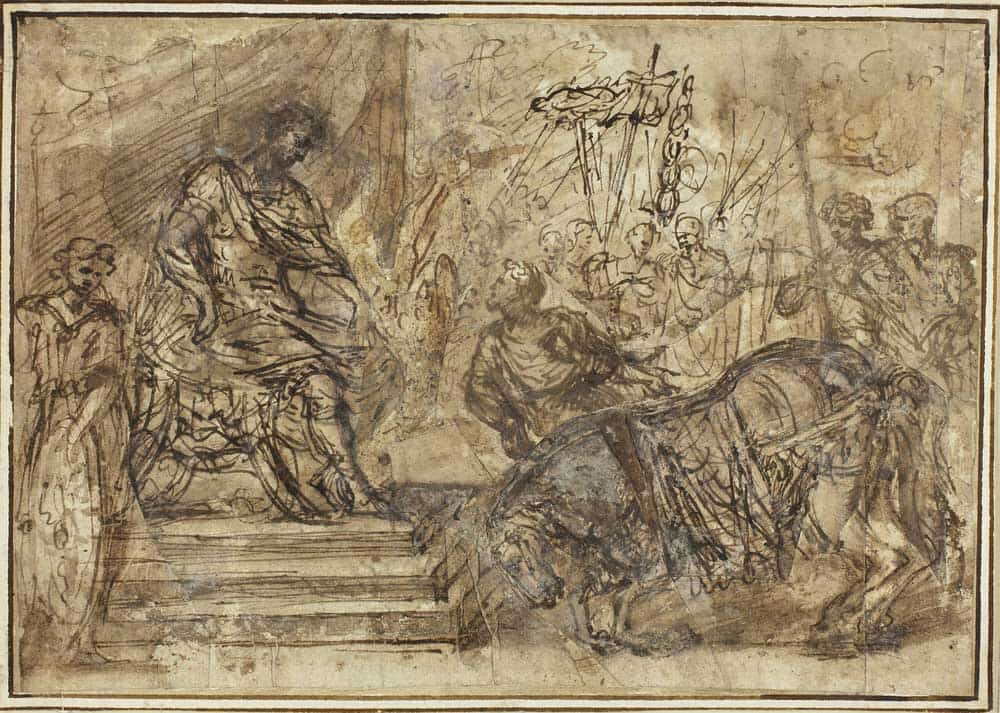 Caligula Appointing His Horse Incitatus to the Consulship, unknown author, 1616–1669, The Art Institute Chicago