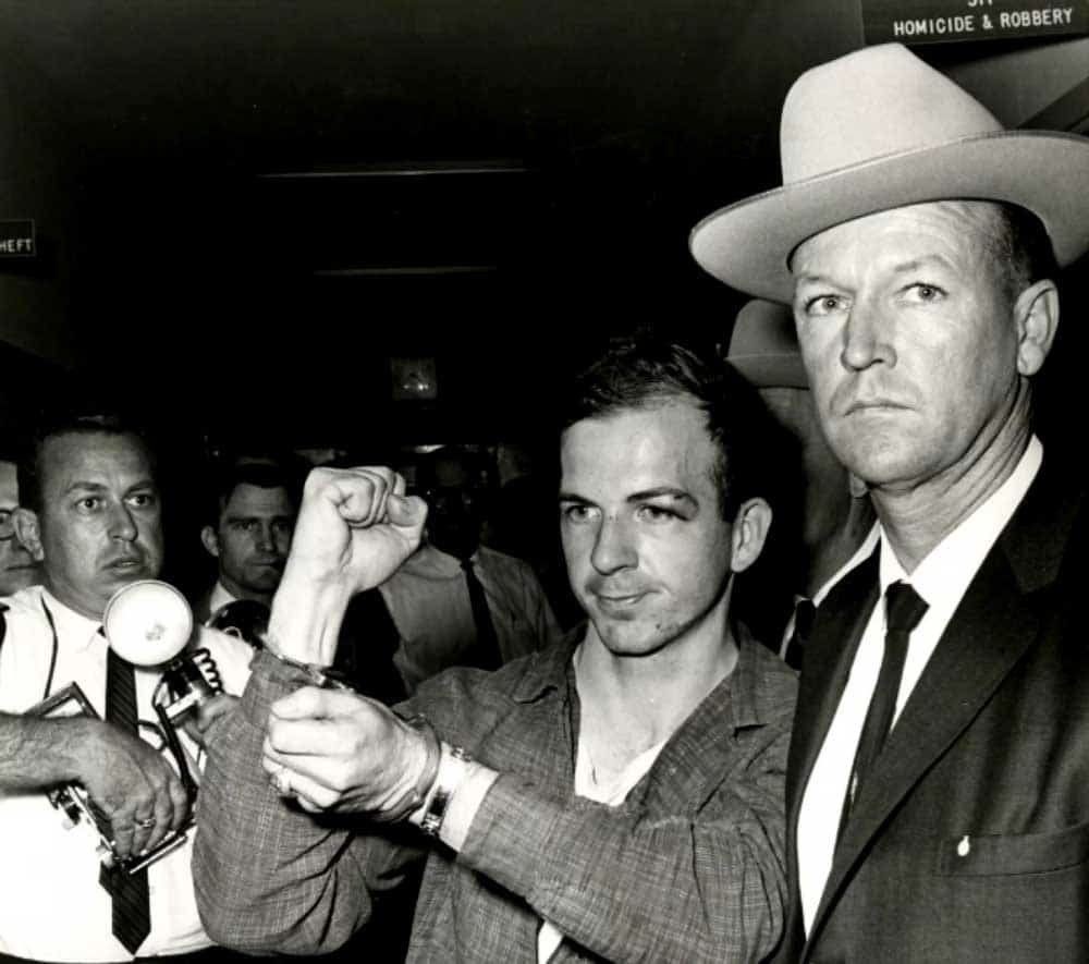 lee harvey oswald handcuffed