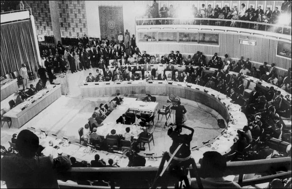 organisation african unity meeting hall