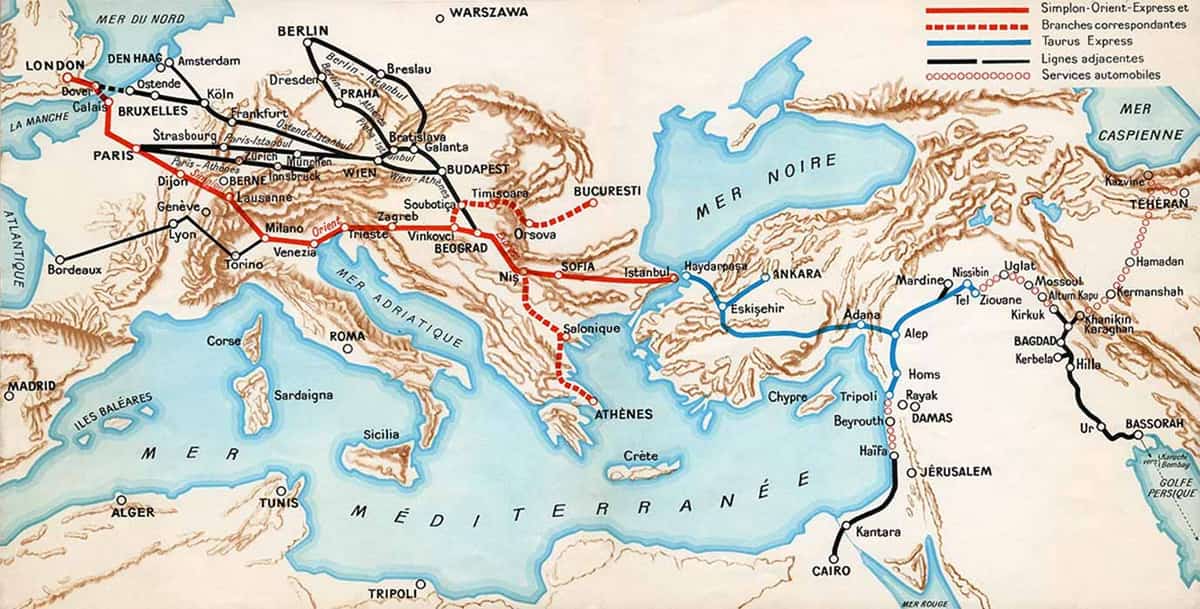 taurus express route map