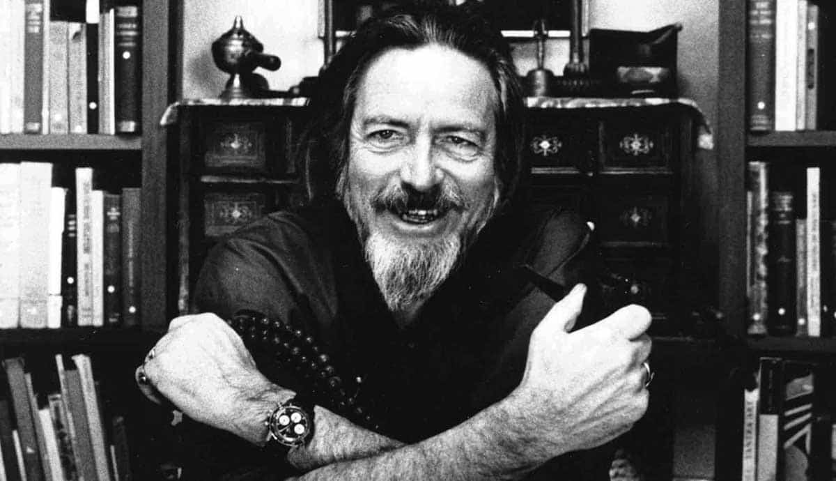 photo alan watts smiling