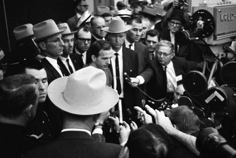 press showing lee harvey oswald