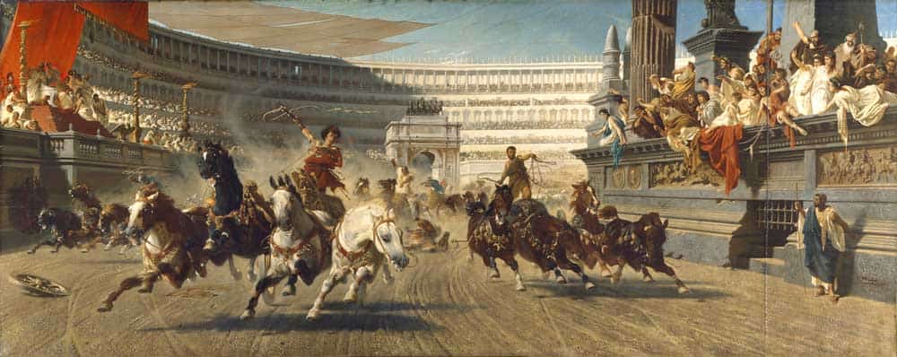 wagner chariot race painting