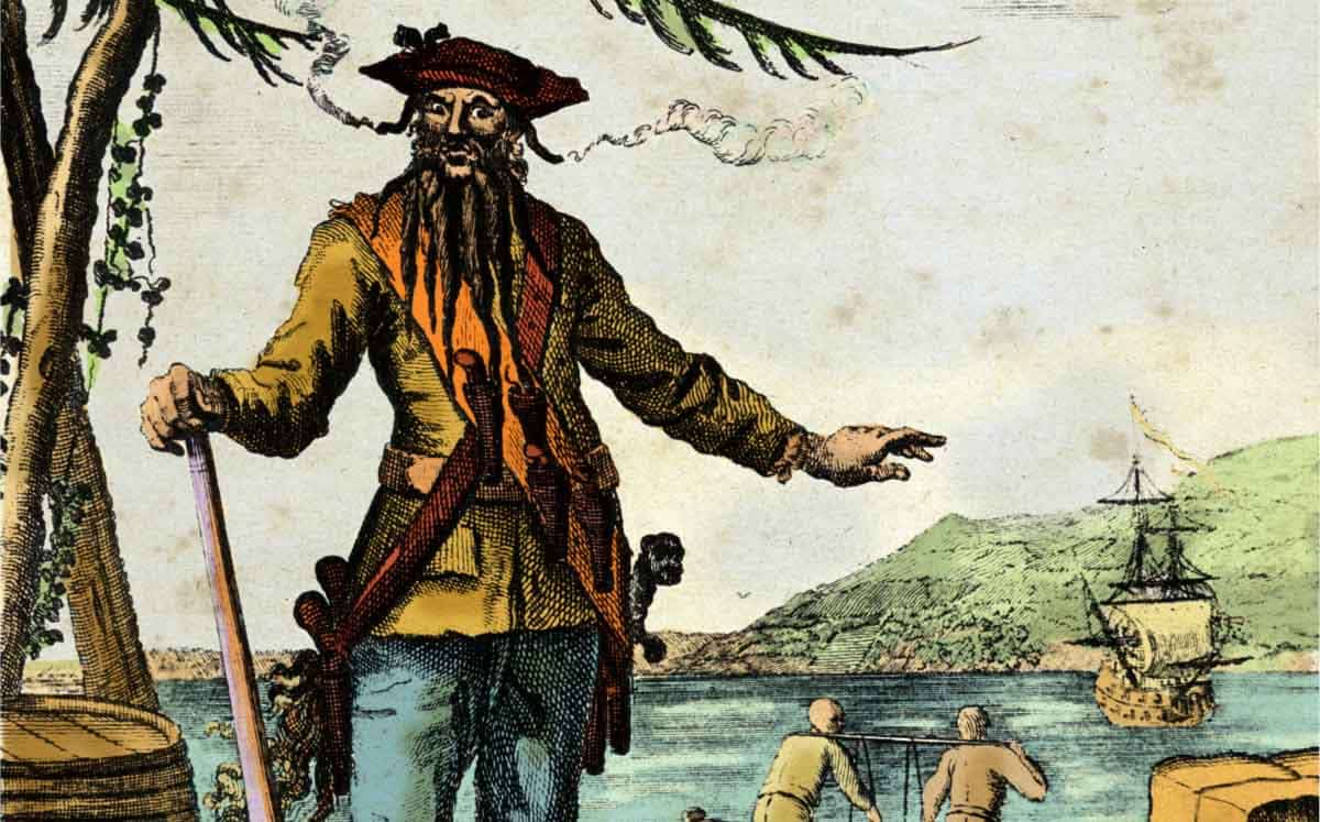 famous pirates blackbeard image