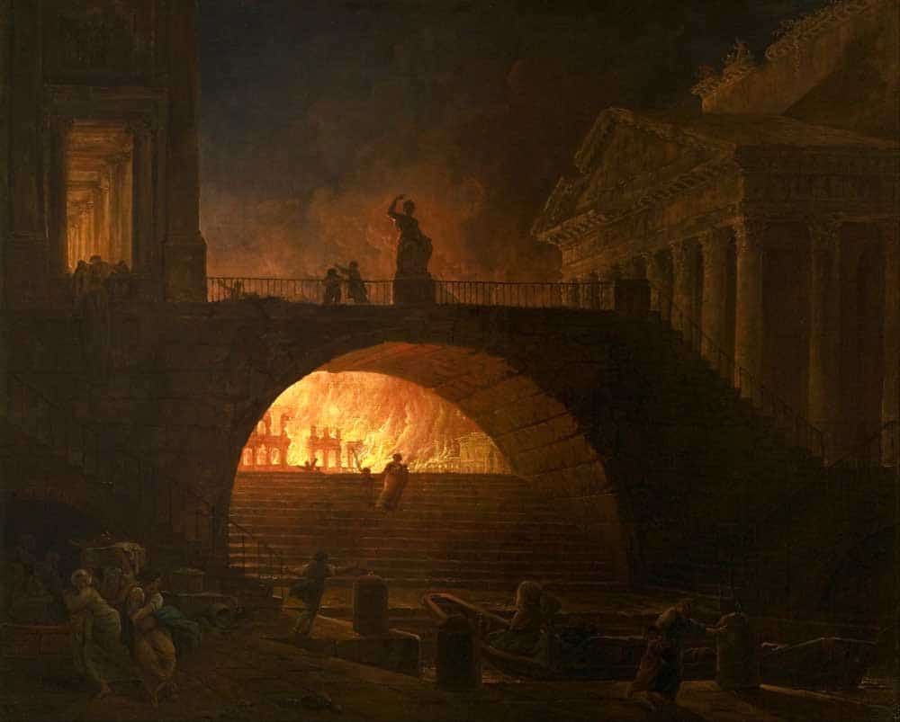 hubert great fire of rome