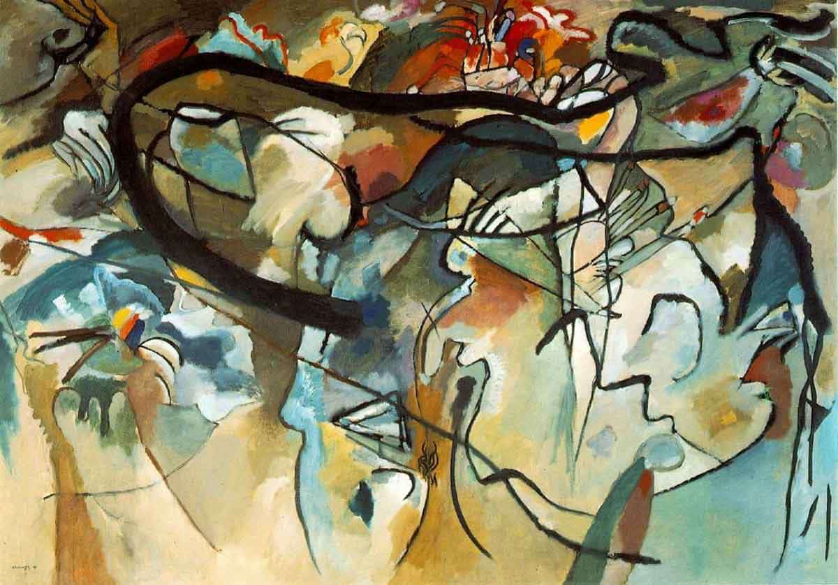 kandinsky composition five painting