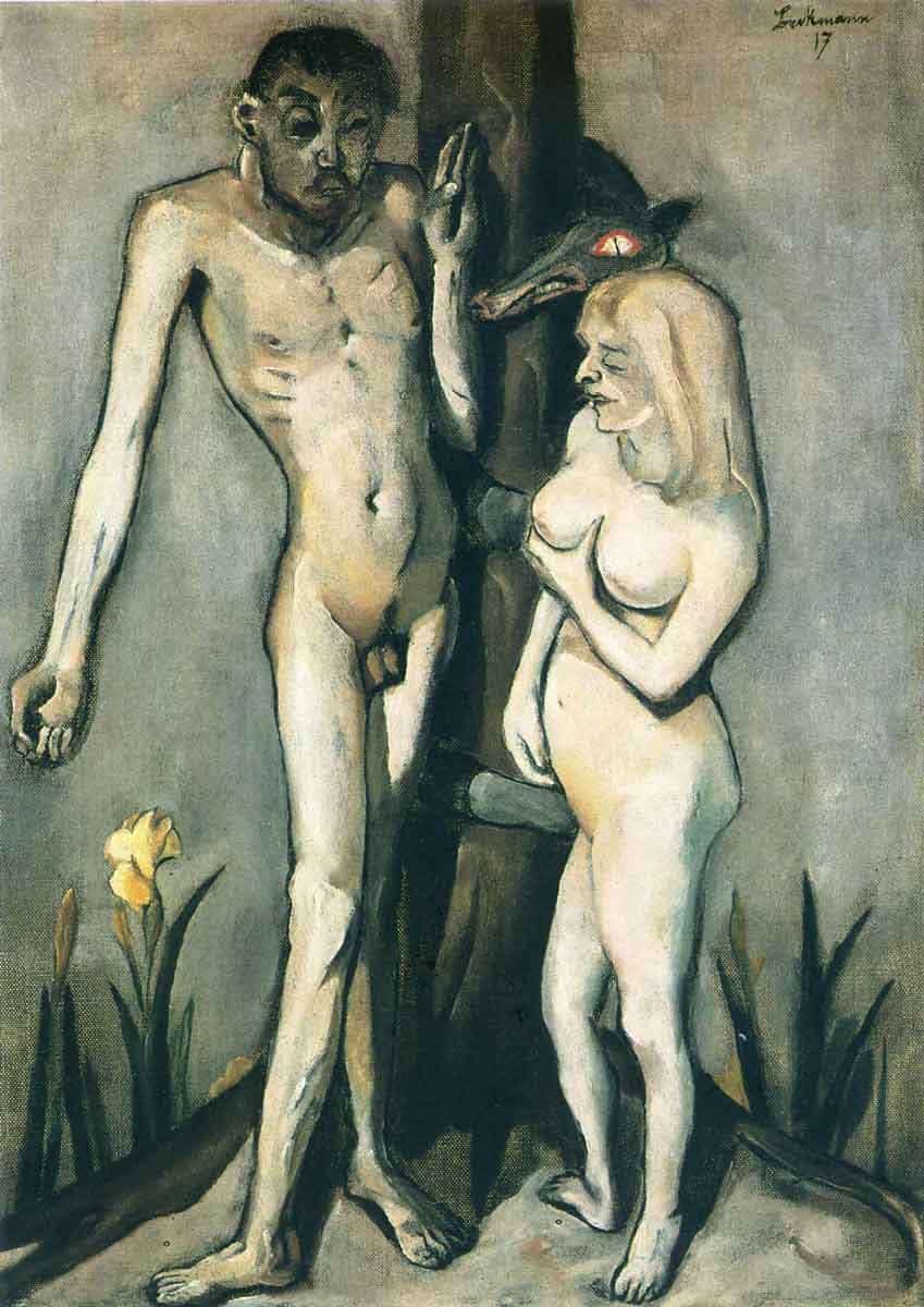 max beckmann adam and eve