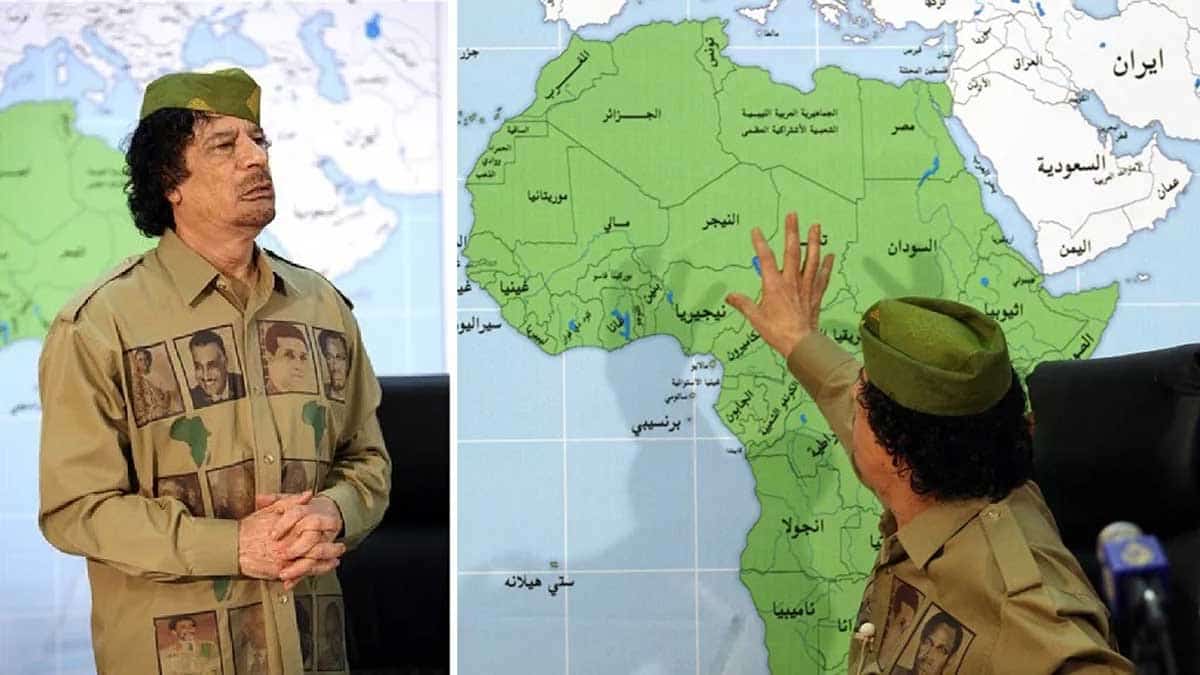 qadhafi africa plans african union