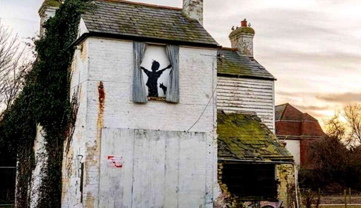 Banksy Farmhouse Mural