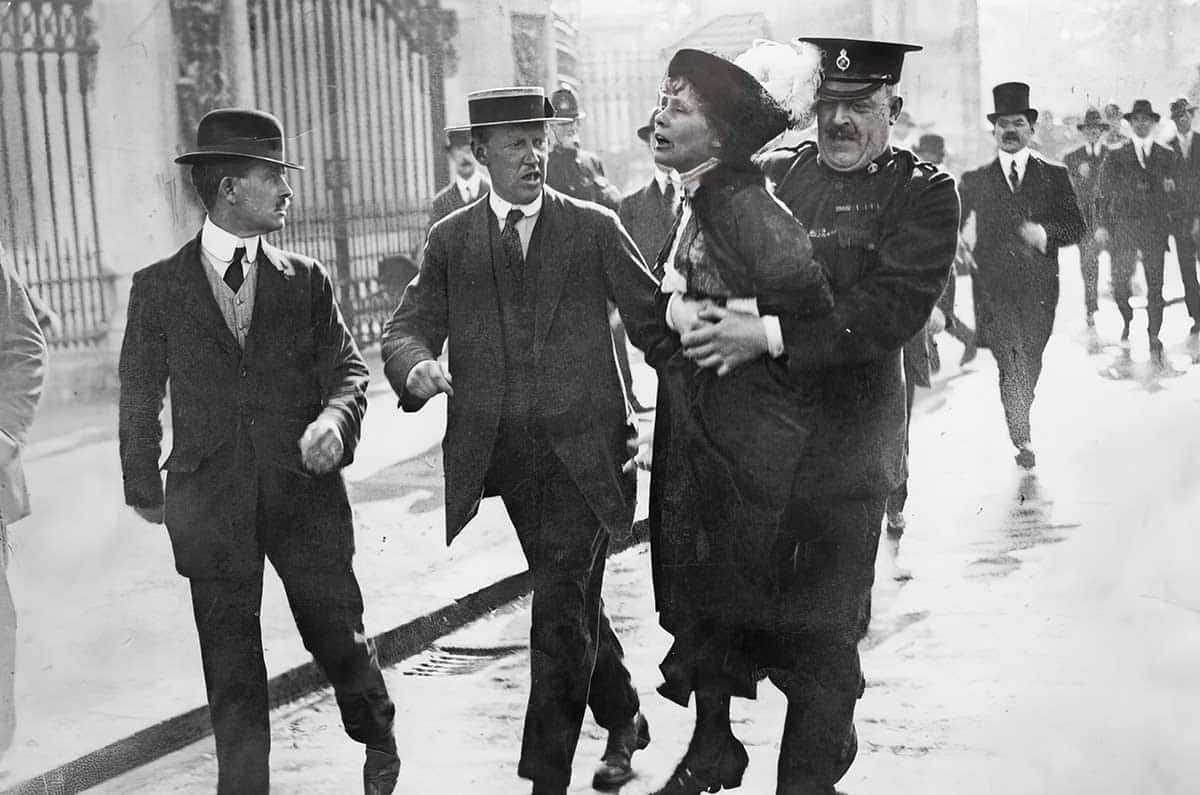 emmeline pankhurst arrested