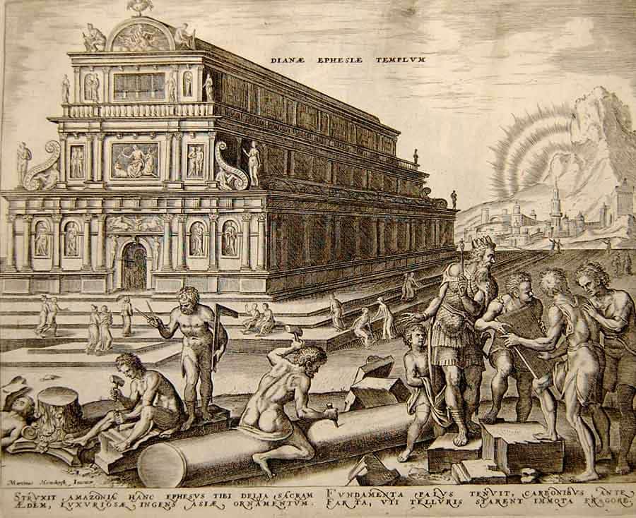 galle temple artemis ephesus print