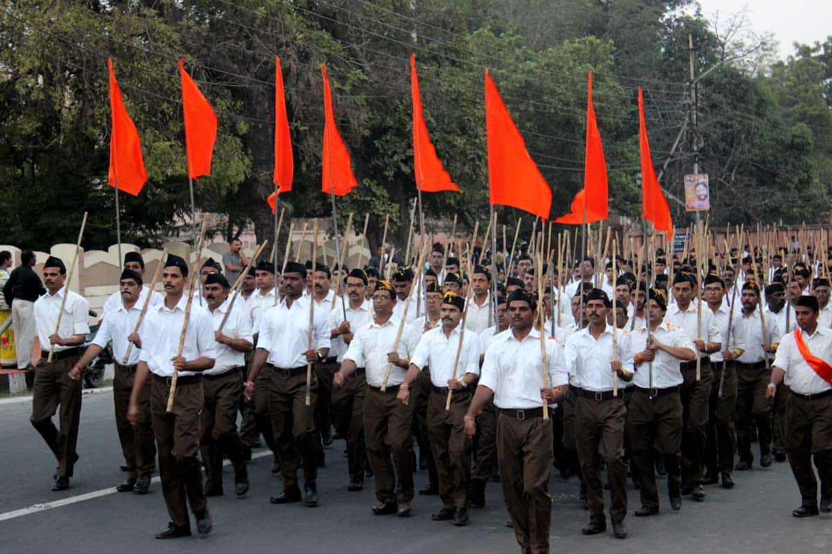 rss march with flags