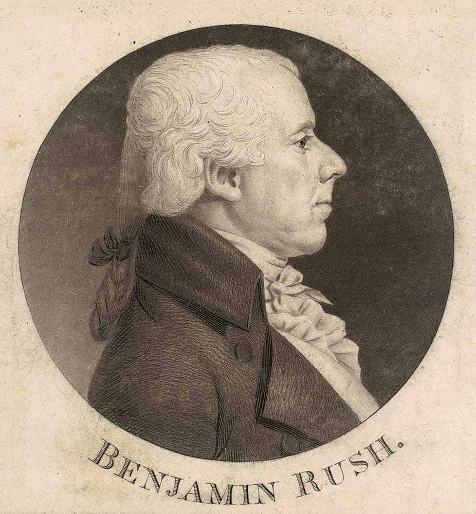 doctor benjamin rush portrait 1802