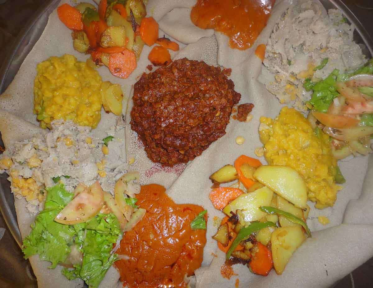 ethiopian fasting meal