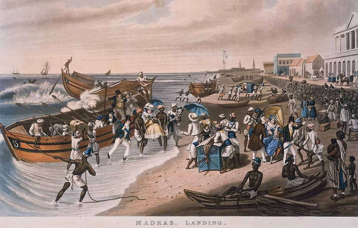 madras landing debutantes british raj