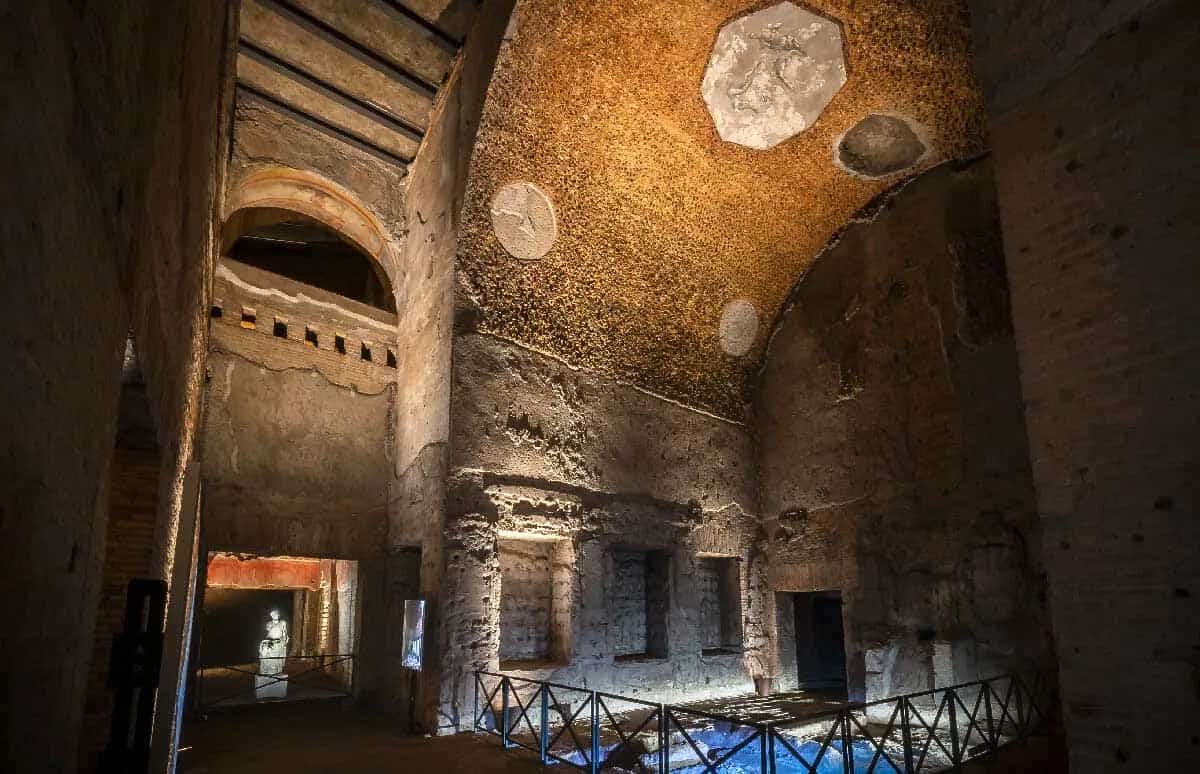 The interior of Nero’s Domus Aurea, mid-first century CE