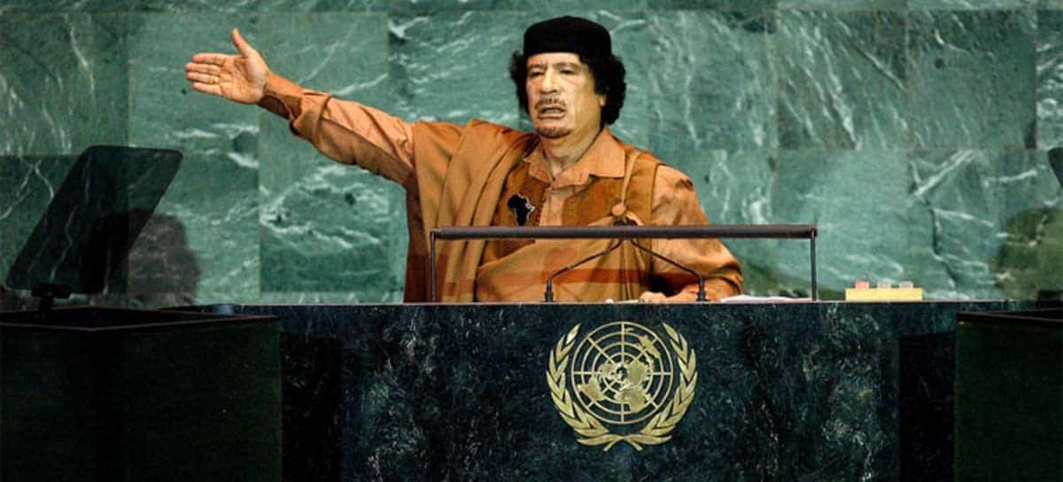 qadhafi speach un meeting