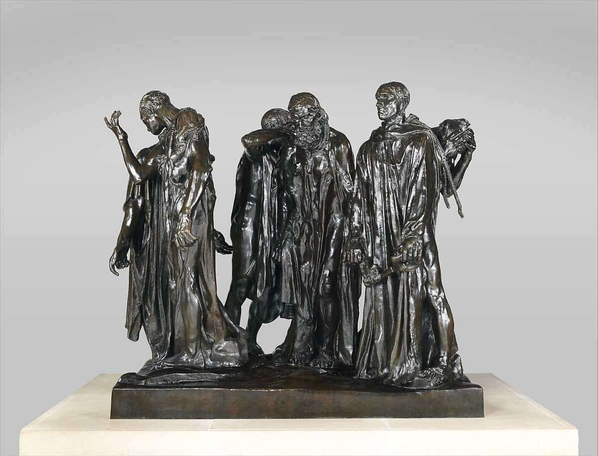 auguste rodin burghers calais sculpture