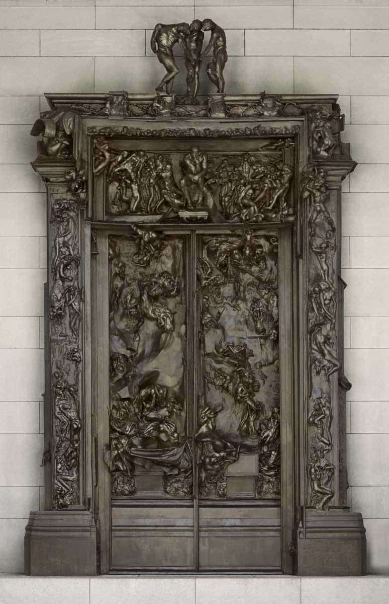 auguste rodin gates hell sculpture