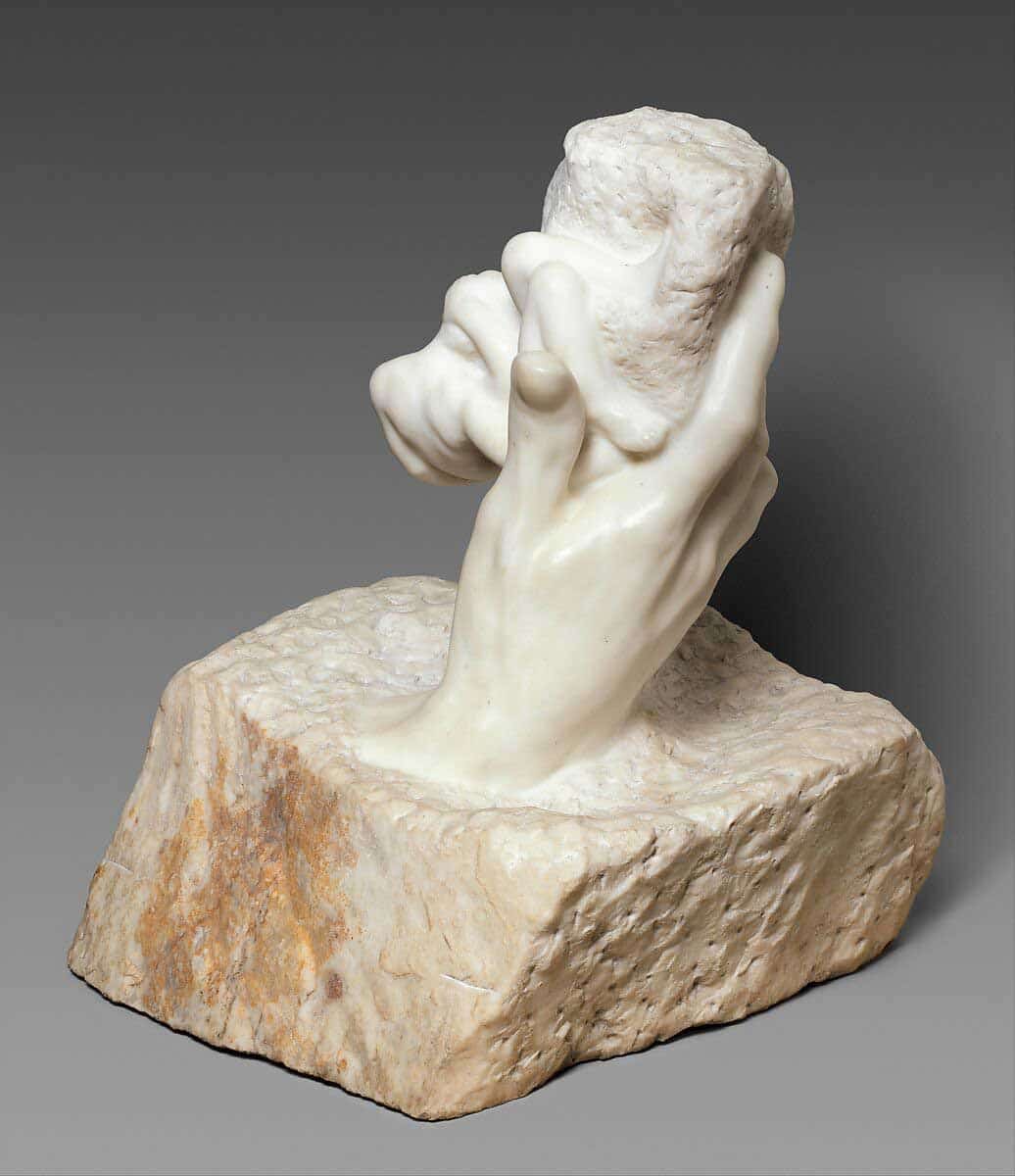 auguste rodin hand god sculpture